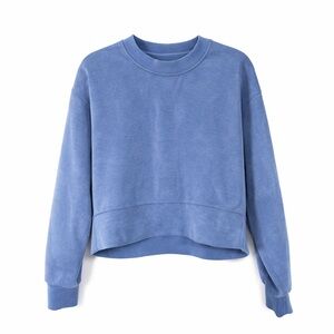 Lululemon Softstreme Blue Crewneck Sweatshirt